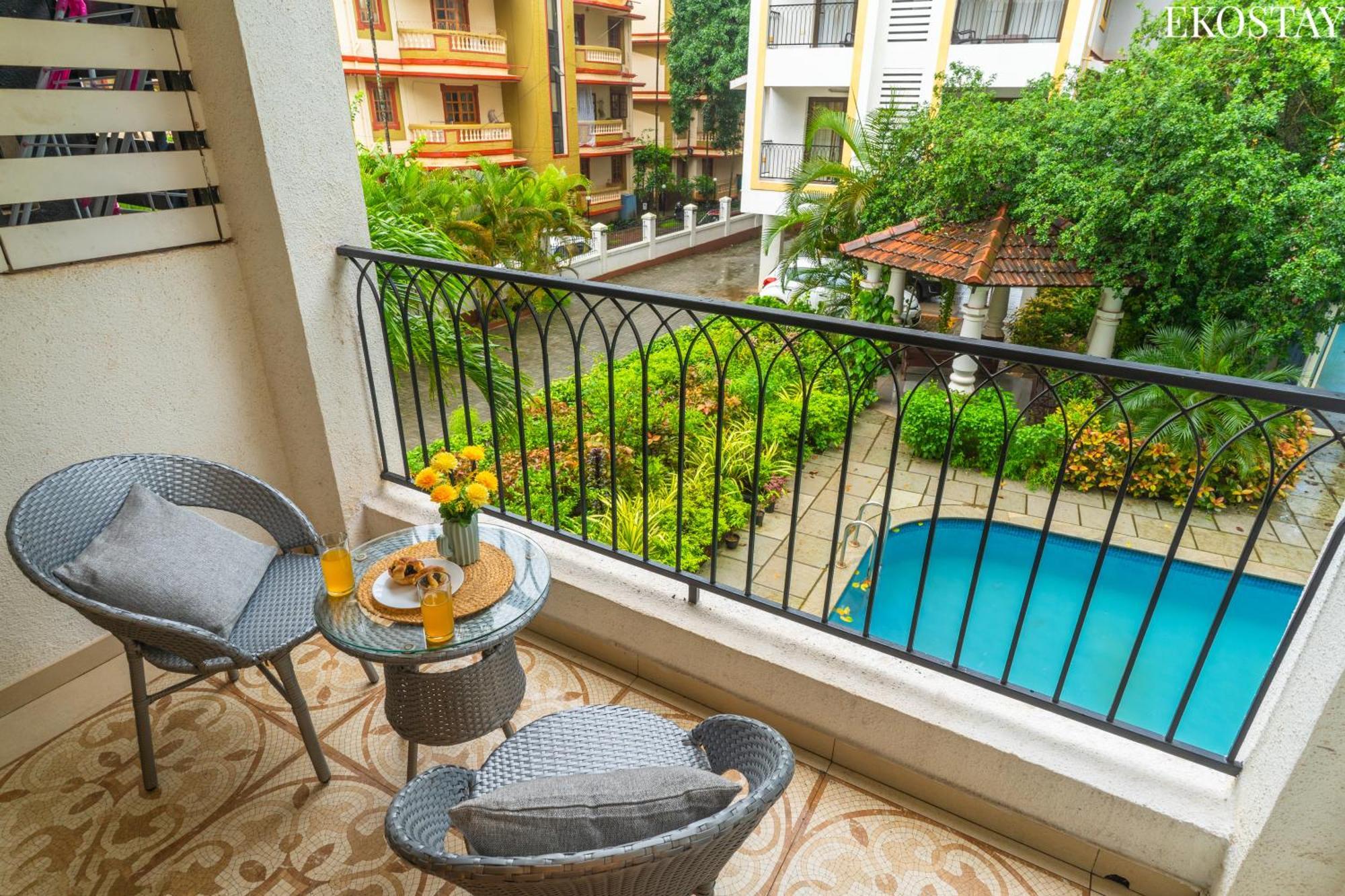 Ekostay - Belvedere Apartment Candolim Kültér fotó