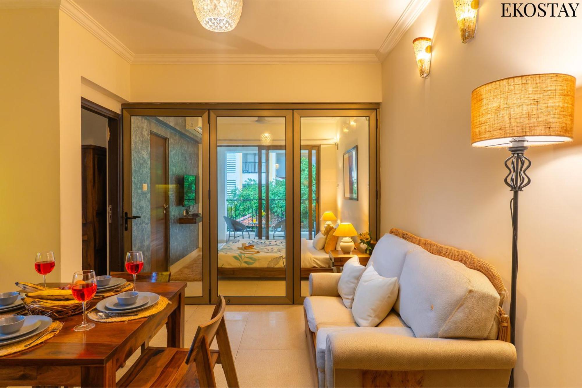 Ekostay - Belvedere Apartment Candolim Kültér fotó
