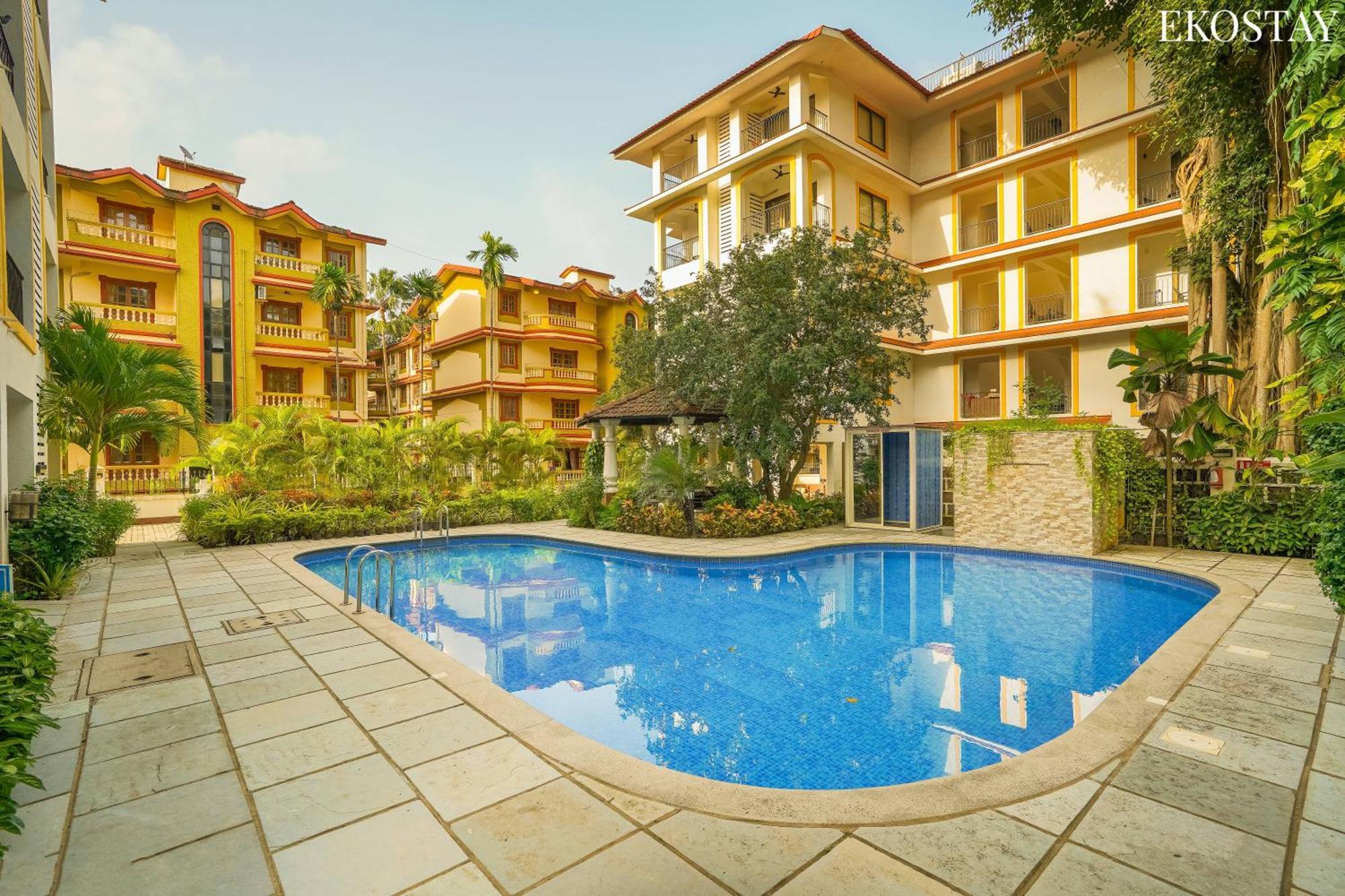 Ekostay - Belvedere Apartment Candolim Kültér fotó